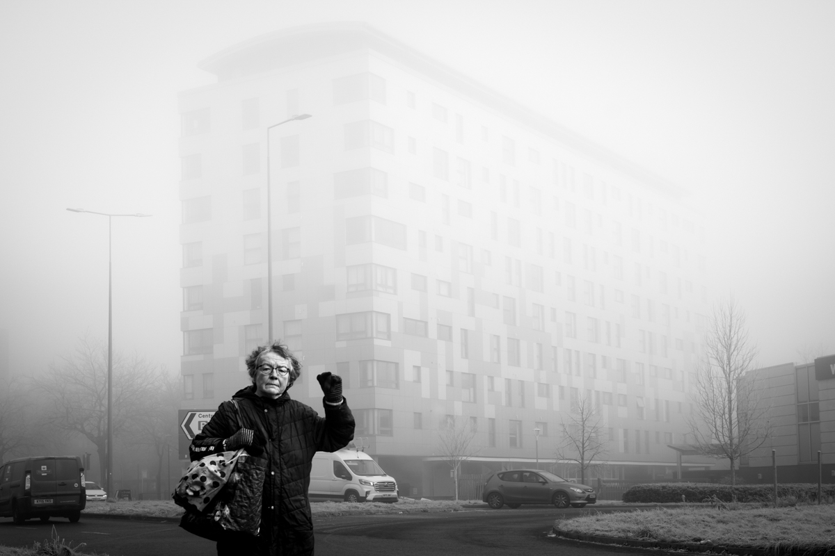 Woman in Fog