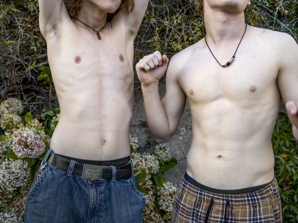 Boys in the Garden