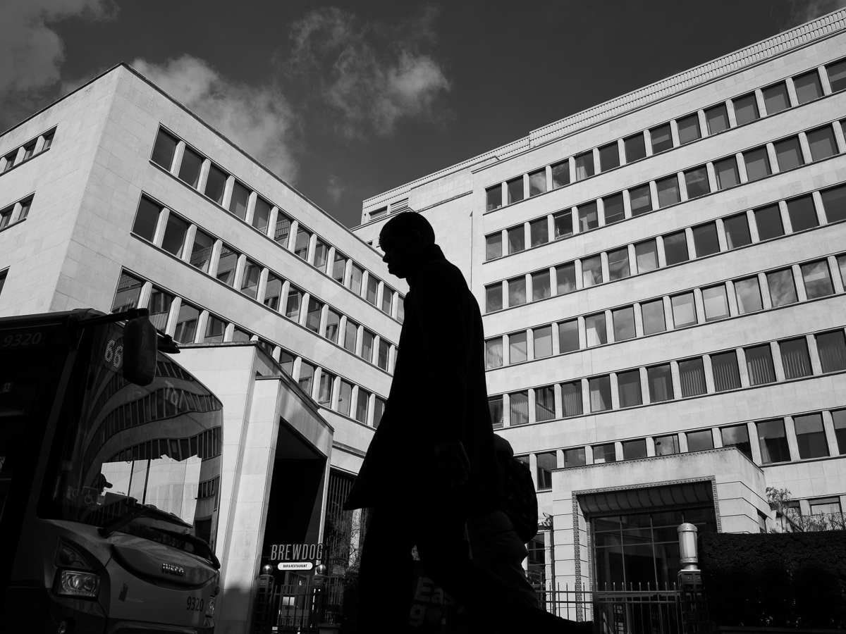 Walking in Brussels
