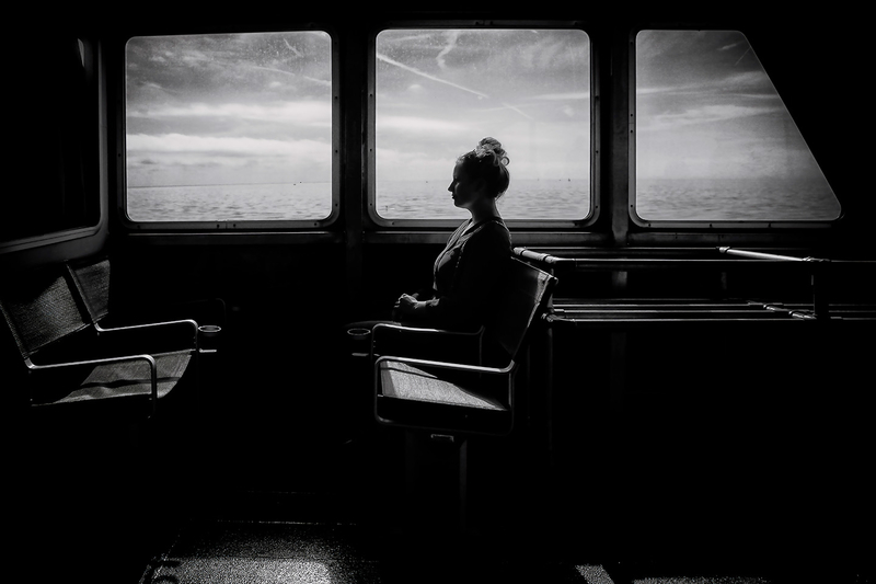 Woman on Ferry 